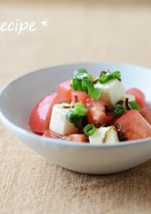 トマトとモッツァレラチーズの前菜-レシピのメイン写真