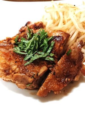ご飯が進む★チキンガーリックステーキ-レシピのメイン写真