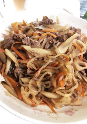 ごぼうと牛肉の五目きんぴら-レシピのメイン写真