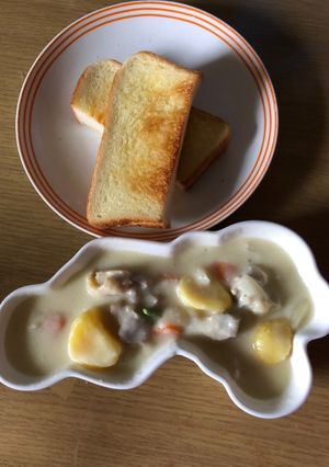 市販ルーなし！簡単ホワイトシチュー-レシピのメイン写真
