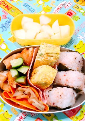幼稚園お弁当 3歳1ヶ月 ②-レシピのメイン写真
