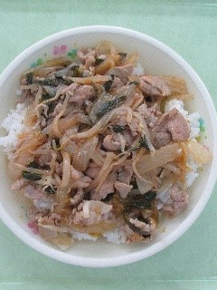 豚キムチ丼-レシピのメイン写真