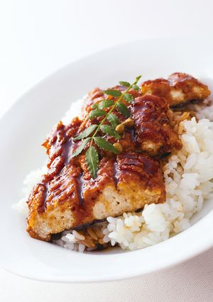 豆腐とのりのうな丼風-レシピのメイン写真