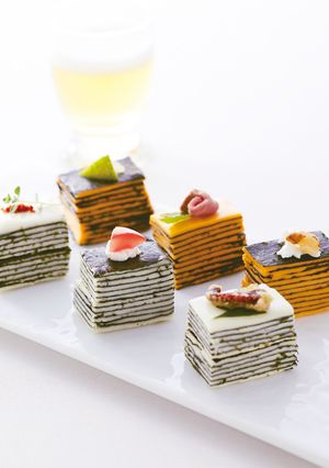 のりとチーズのカナッペ-レシピのメイン写真