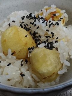 ホクホク栗ご飯-レシピのメイン写真