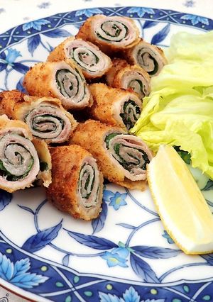 生ハムと青じその豚肉ロール-レシピのメイン写真