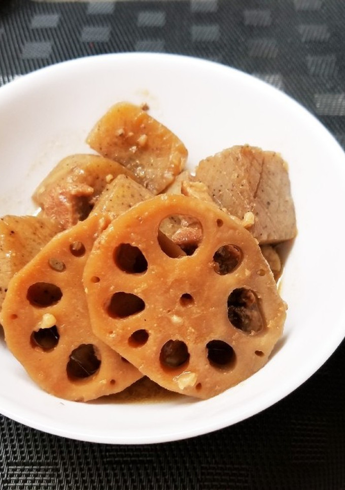 牛すじと蒟蒻の味噌煮-レシピのメイン写真