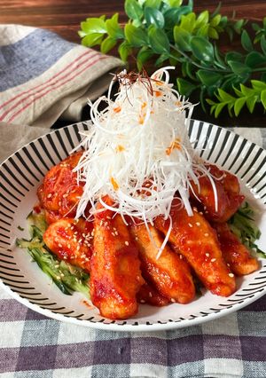 簡単！鶏むね肉でパダク風ヤンニョムチキン-レシピのメイン写真