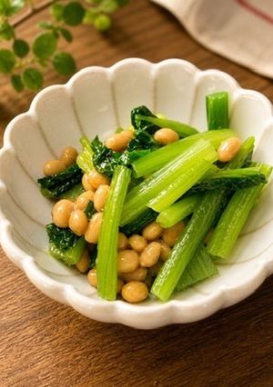 腸活🥬小松菜納豆和え-レシピのメイン写真
