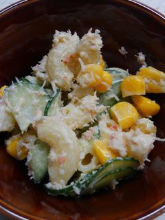 贅沢カニ缶のマカロニサラダ-レシピのメイン写真
