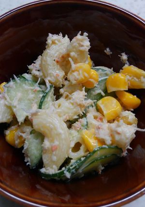 贅沢カニ缶のマカロニサラダ-レシピのメイン写真