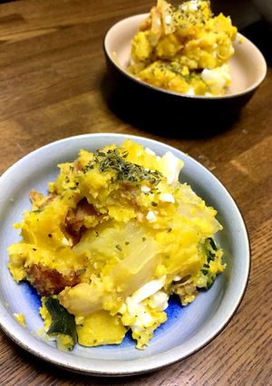 カボチャとじゃがいものサラダ-レシピのメイン写真