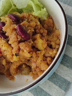 お豆のカレーポテトサラダ-レシピのメイン写真