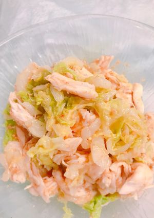 レンチン白菜とササミの棒棒鶏風ごまサラダ-レシピのメイン写真