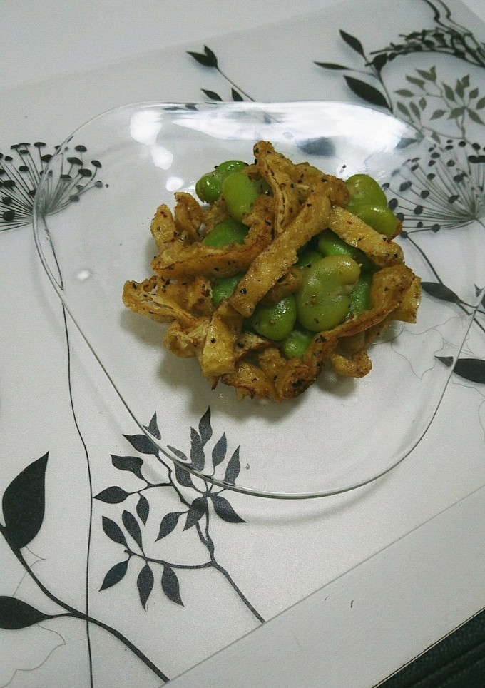 簡単小鉢♪そら豆と油揚げのマヨ炒め-レシピのメイン写真