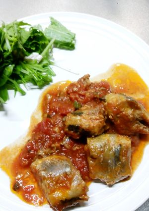 圧力鍋なしで骨まで食べるイタリア風さんま-レシピのメイン写真