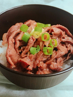 3分で!簡単♪薄切り牛肉のすき焼き風☆-レシピのメイン写真