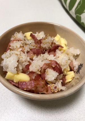 ベーコンチーズご飯-レシピのメイン写真