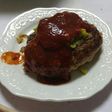 チーズインハンバーグ~アボカド乗せ~