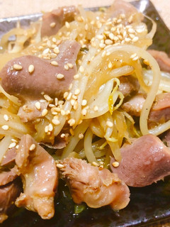 砂肝ともやしのマヨラー油炒め-レシピのメイン写真
