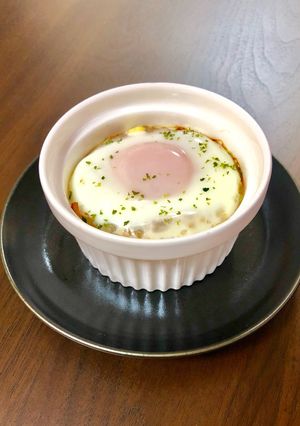 お好み焼き風キャベツの巣篭もり♫-レシピのメイン写真
