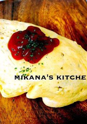 お弁当に☆ラップでオムライス♪♪-レシピのメイン写真