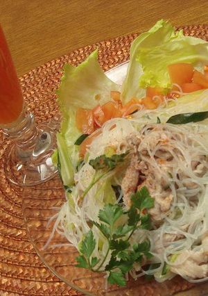 豚肉と春雨のタイ風サラダ-レシピのメイン写真