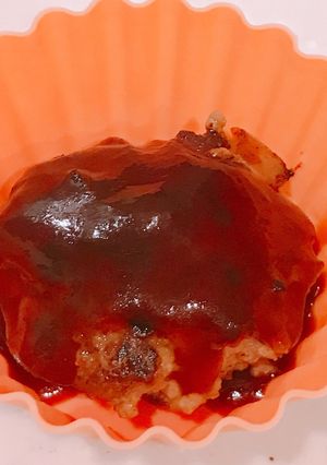お弁当に、こねずに簡単！デミハンバーグ-レシピのメイン写真
