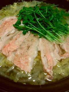 白菜たっぷり♪豚しゃぶ鍋-レシピのメイン写真