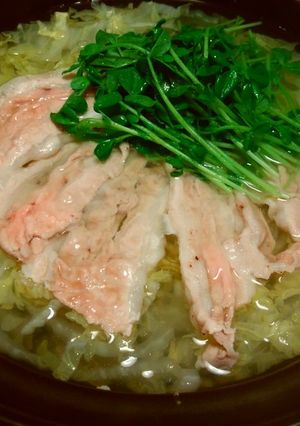 白菜たっぷり♪豚しゃぶ鍋-レシピのメイン写真