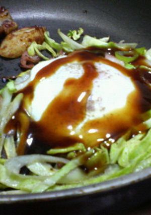キャベツと卵のお好み風-レシピのメイン写真