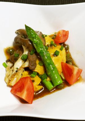 ホヤのソテー こがしバターソース-レシピのメイン写真