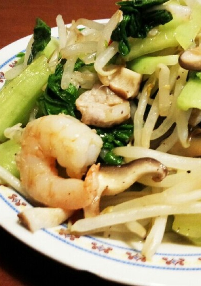 簡単♪えびと豚肉の中華炒め-レシピのメイン写真