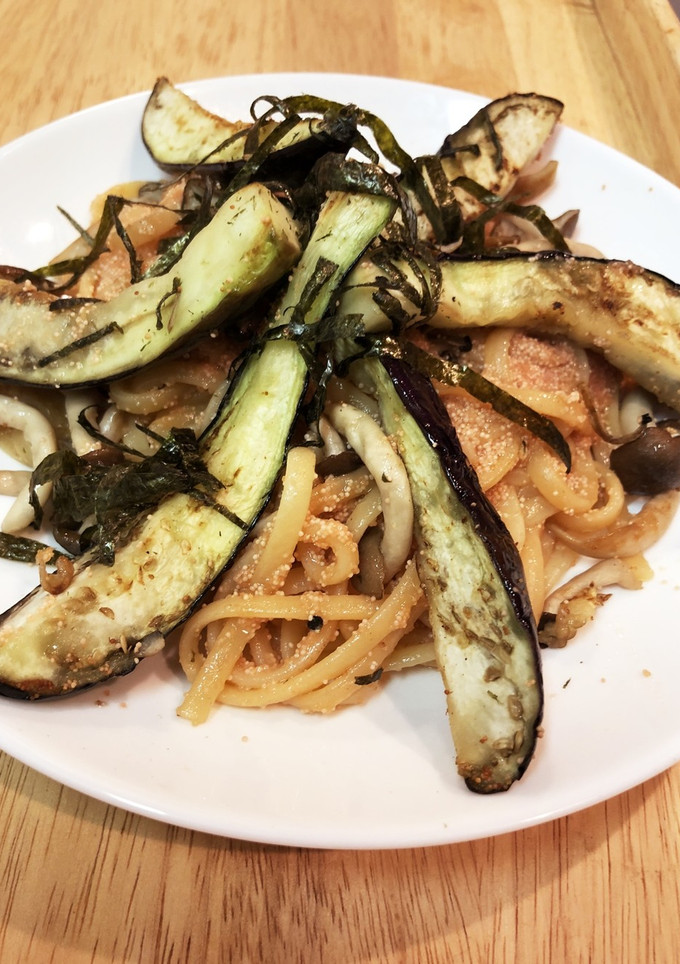 秋のたらこパスタ〜焼きなすとしめじ〜-レシピのメイン写真