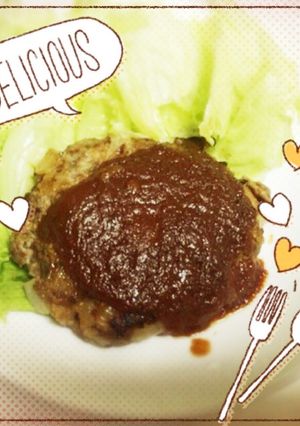 卵なしでも柔らかハンバーグ-レシピのメイン写真