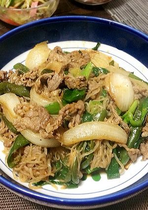 ご飯わしわし♪「ラム肉のスタミナ炒め」-レシピのメイン写真