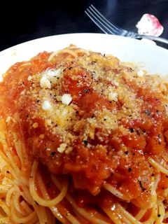 トマトソースパスタ-レシピのメイン写真