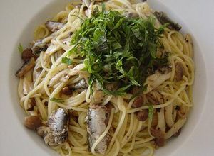 オイルサーディンとしめじの和風パスタ-レシピのメイン写真