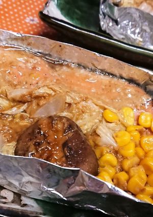 失敗なし【サーモンの味噌マヨホイル焼き】-レシピのメイン写真