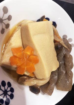 高野豆腐の煮物-レシピのメイン写真
