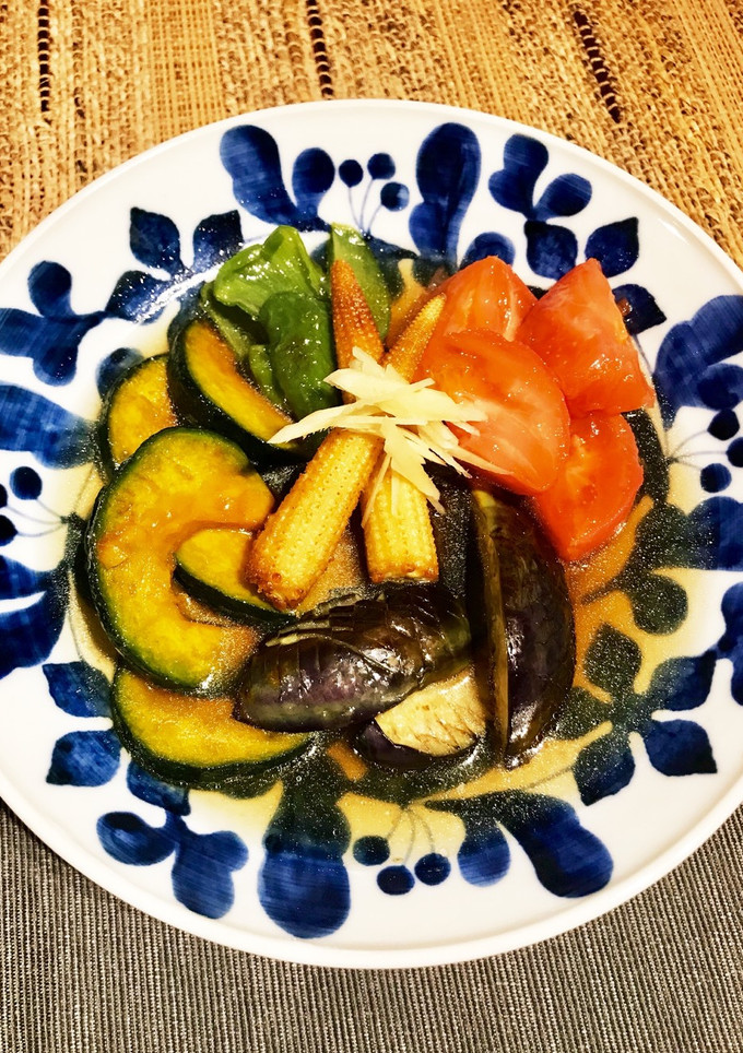 夏野菜の揚げ浸し-レシピのメイン写真