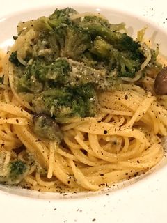 ♡アヒージョの残りオイルでチーズパスタ♡-レシピのメイン写真