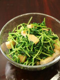 豆苗と油揚げのおひたし-レシピのメイン写真