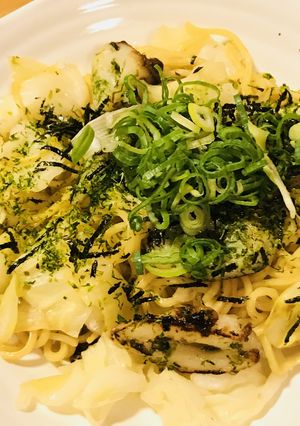 シンプル★磯辺揚げ風竹輪の塩つゆ焼きそば-レシピのメイン写真