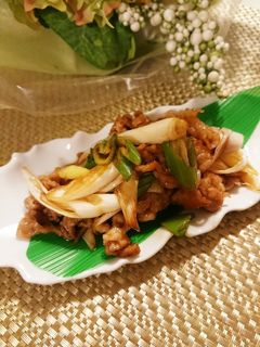 豚バラ薄切り肉の甘辛炒め~✨-レシピのメイン写真