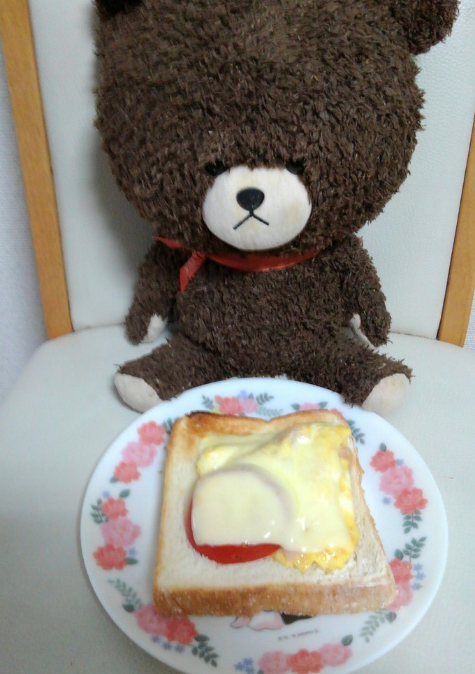 だし巻きベーコン卵とトマトのトースト-レシピのメイン写真