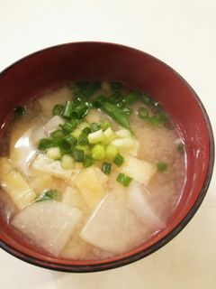 大根と油あげのお味噌汁-レシピのメイン写真