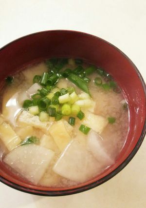 大根と油あげのお味噌汁-レシピのメイン写真