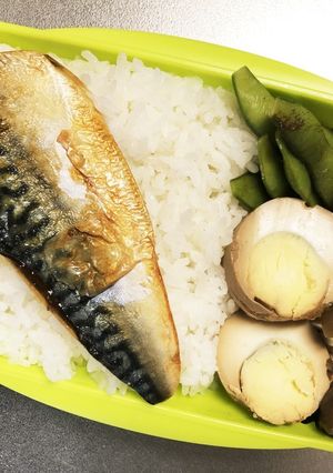 旦那弁当179♥塩サバ弁当！-レシピのメイン写真