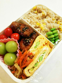 お弁当(9/27)蓮根の肉巻き-レシピのメイン写真